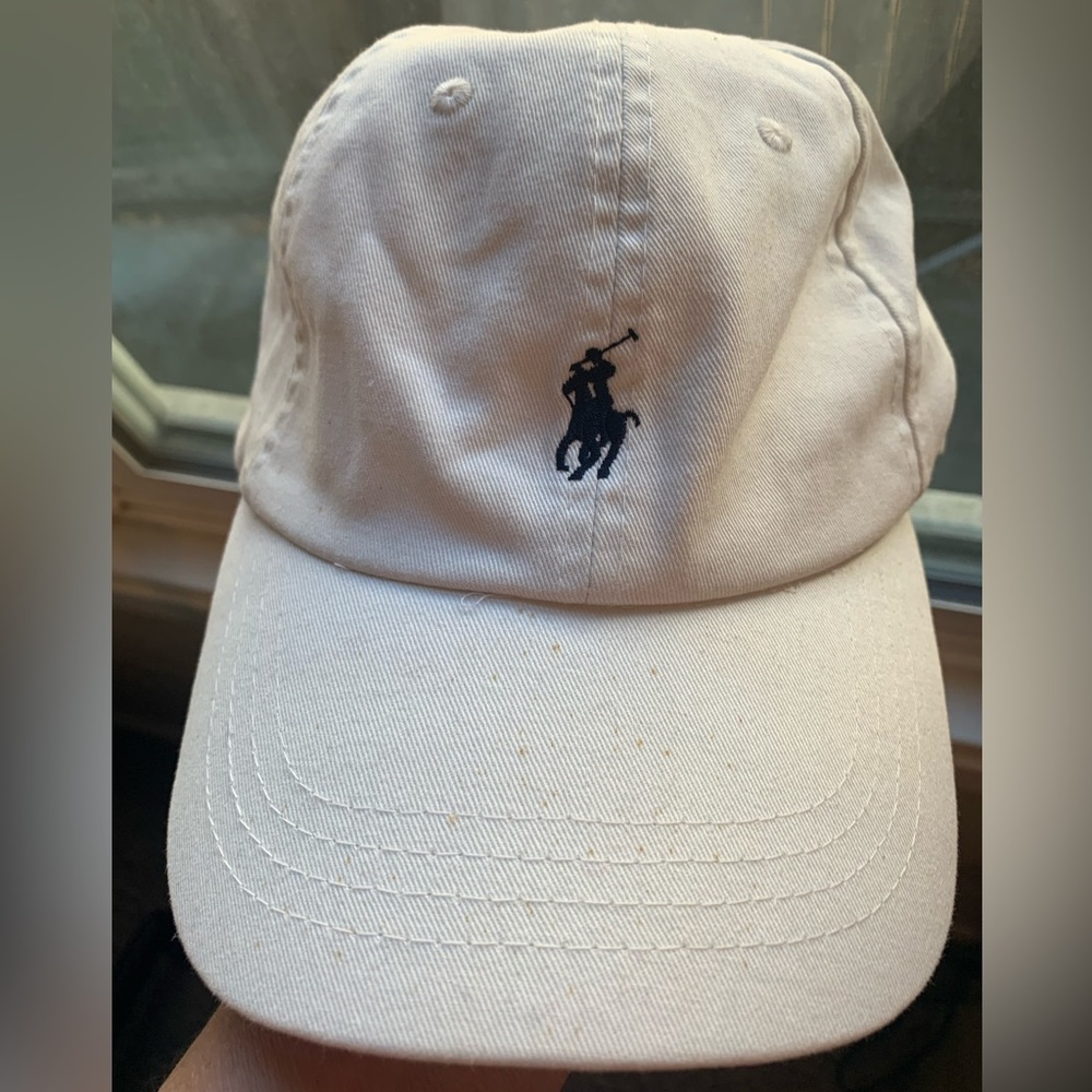 White Ralph Lauren Polo Cap